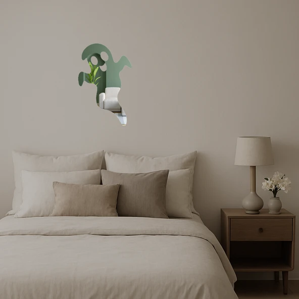 Eğlenceli Hayalet Figürlü  Duvar Aynalı Tablosu - Resim 2