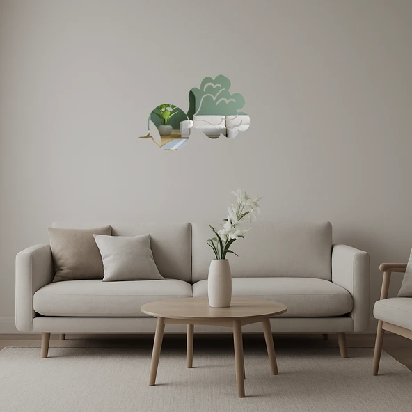 İç Mekan Dekoratif Turp Aynalı Tablosu ürün görseli