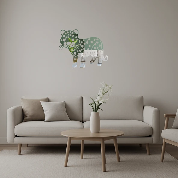 Leopar Çocuk  Duvar Sanatı ürün görseli