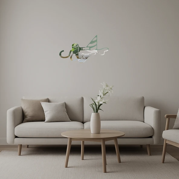 Parti Temalı Eğlenceli Dekoratif  Aynalı Tablo ürün görseli