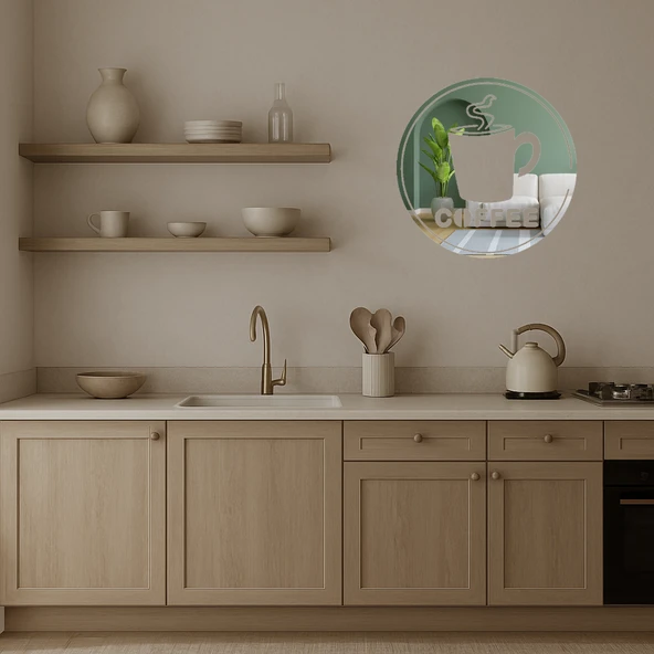 Kahve Temalı Dekoratif Tabela - Resim 3