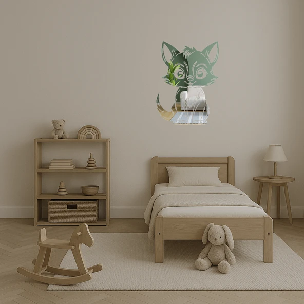 Renkli Çizgi Film Karakteri Aynalı Tablo - Resim 4