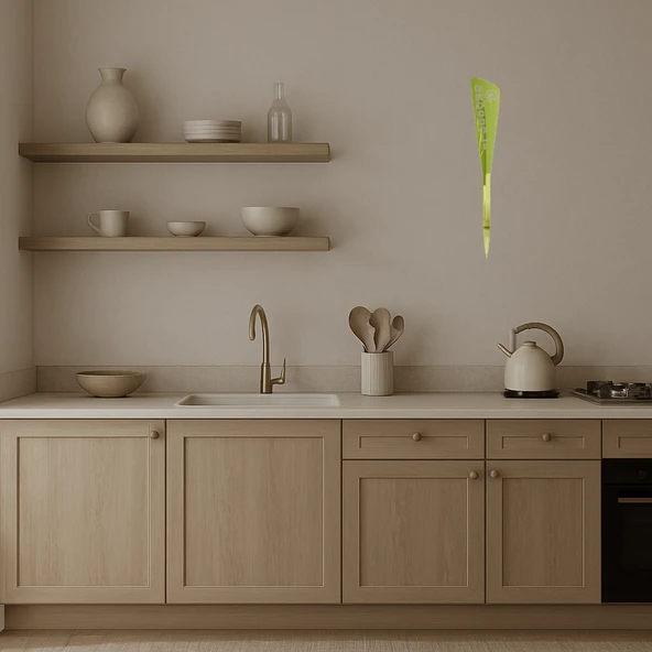 Broccoli Dekoratif Altın Aynalı Tablo - Resim 4