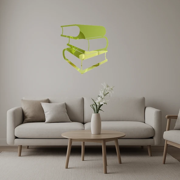 Özgür Kitaplar  Dekoratif Altın Aynalı Tablo ürün görseli