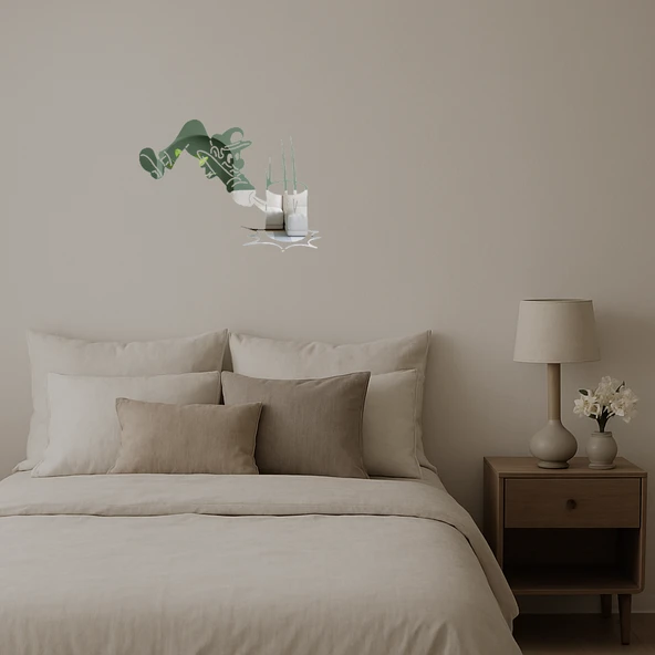 Çekiçli Mario Aynalı Tablosu - Resim 2