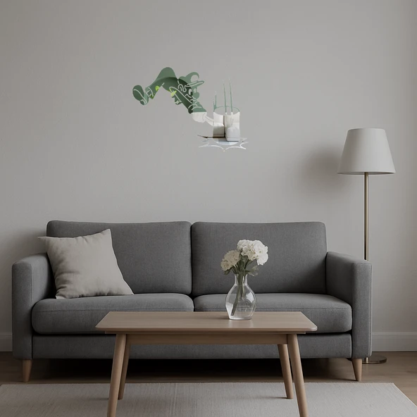 Çekiçli Mario Aynalı Tablosu - Resim 5