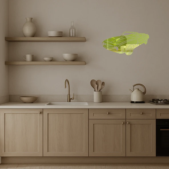 Vintage Araba  Altın Aynalı Tablo - Resim 3