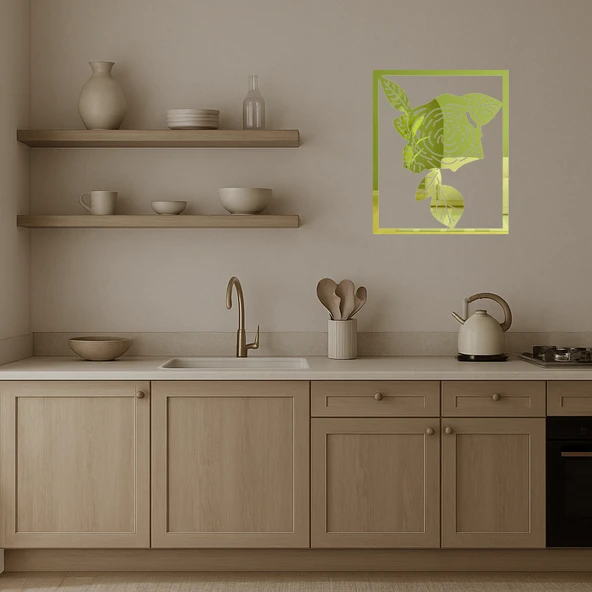 Estetik Çiçek Desenli Dekoratif Duvar Panosu - Resim 3