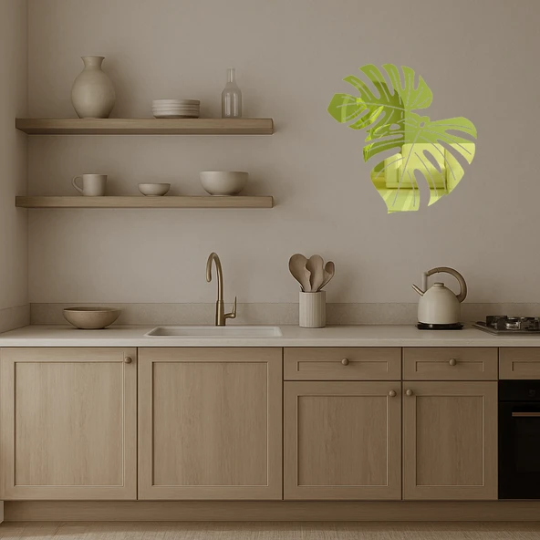 Egzotik Monstera Yaprağı  Dekor - Resim 4