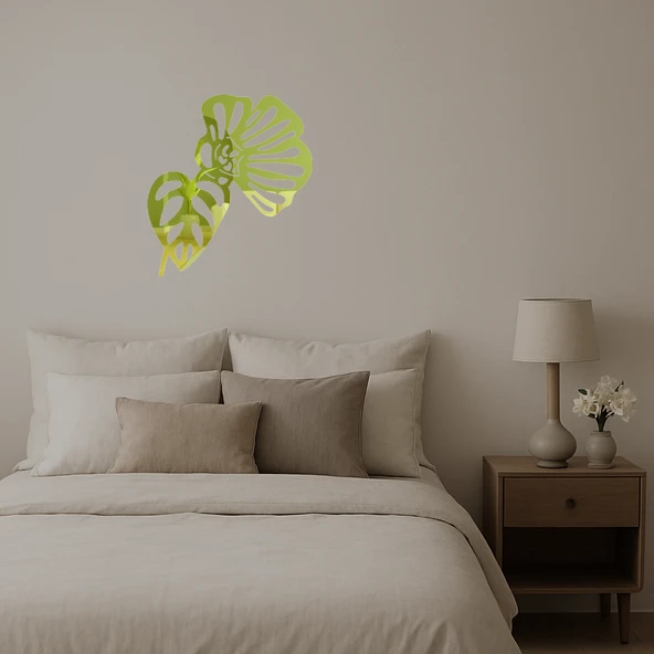 Elegant Çiçek Baskılı Duvar Panosu - Resim 2