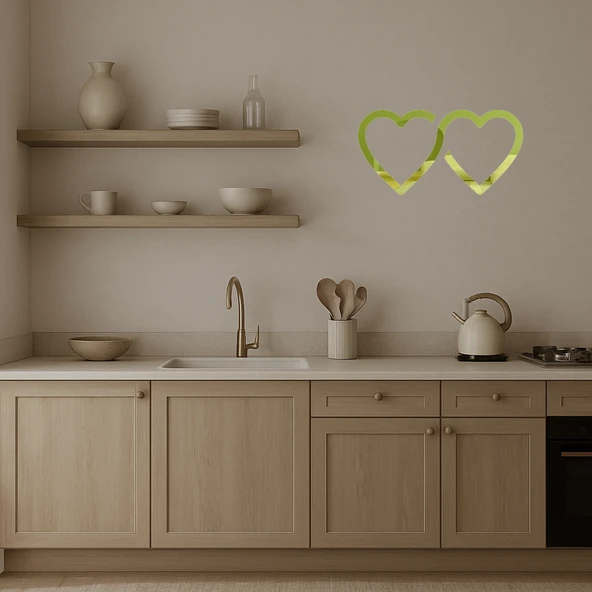 Çift Kalpli Aşk Dekorasyonu - Resim 2