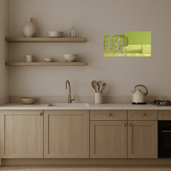 Sanatsal Çizim Temalı  Dekoratif Çerçeve - 2