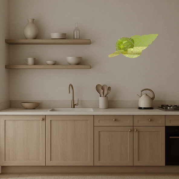 Sanatsal Deniz Kabukları Motifli  Altın Aynalı Tablo - Resim 3