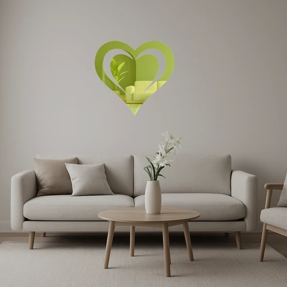 Aşk Temalı  Altın Aynalı Tablo ürün görseli