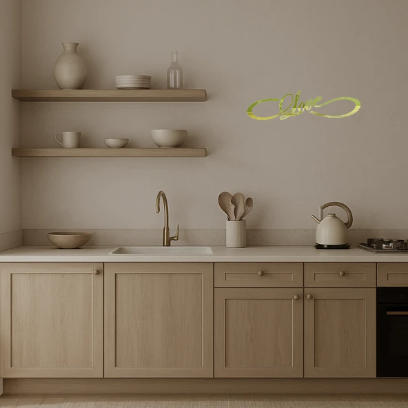 Sonsuz Aşk  Dekoratif Altın Aynalı Tablo - Resim 2