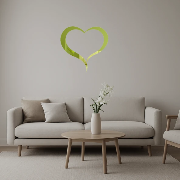 Romantik  Çift Motifli Dekoratif Altın Aynalı Tablo ürün görseli