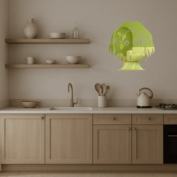 Yeşil Gözlü Genç Erkek Portre Altın Aynalı Tablosu - Resim 3