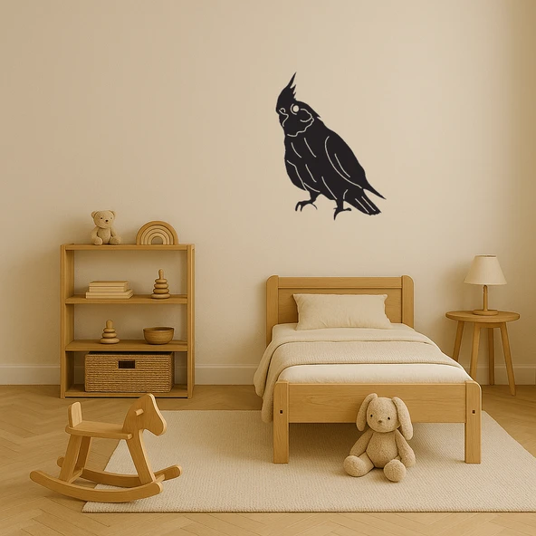 Renkli Kuşlar Dekoratif Tablo - Canlı Renkler - Resim 2