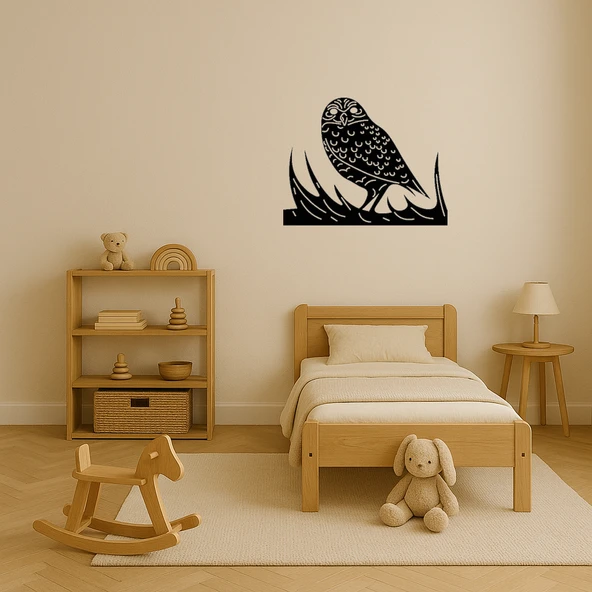 Florida Baykuşu Dekoratif Tablo - Resim 2