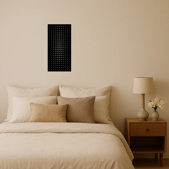 Soyut Çiçek Desenli Modern MDF Tablo ürün görseli