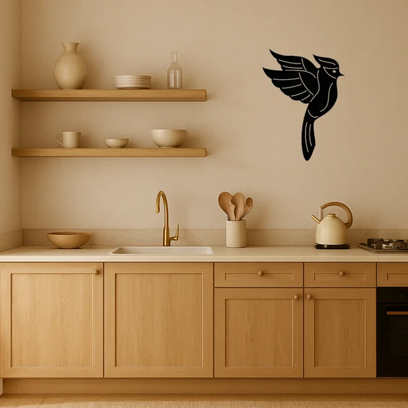 Kardinal Kuşu Dekoratif Tablo - Resim 2