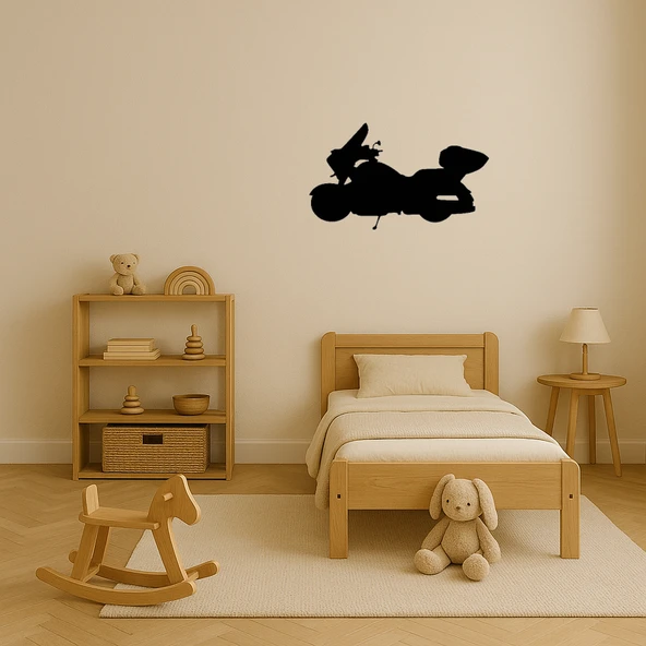 Modern Motor Tasarımlı MDF Duvar Dekoru - Resim 3