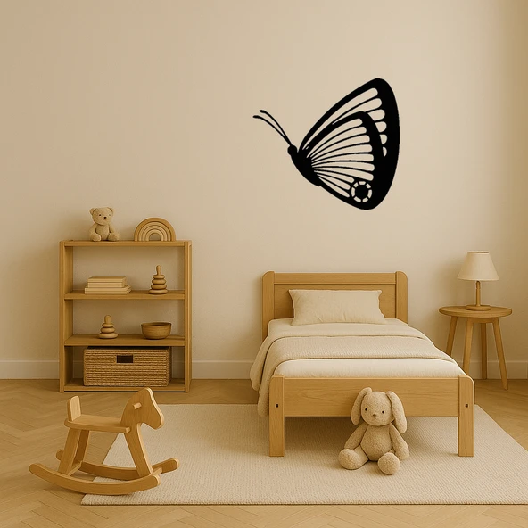 Renkli Kelebek MDF Dekoratif Tablo - Resim 2