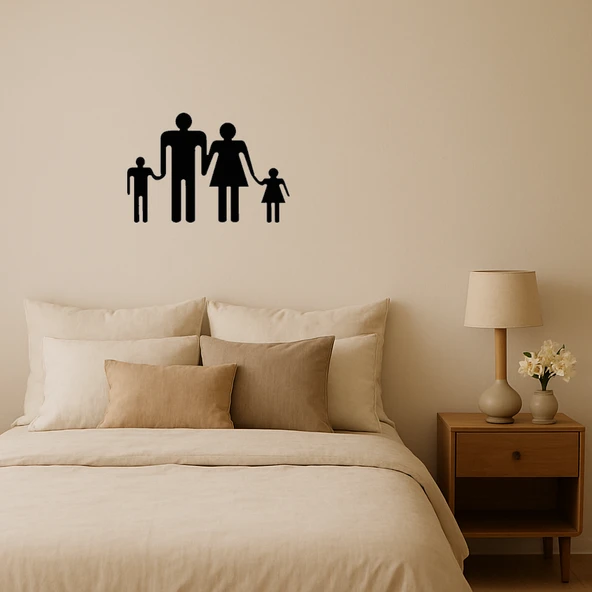 Aile Temalı Dekoratif Tablo ürün görseli