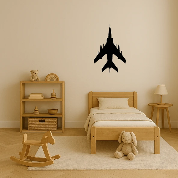 MDF 3mm Uçak Temalı Dekoratif Tablo - Model 33 - Resim 3