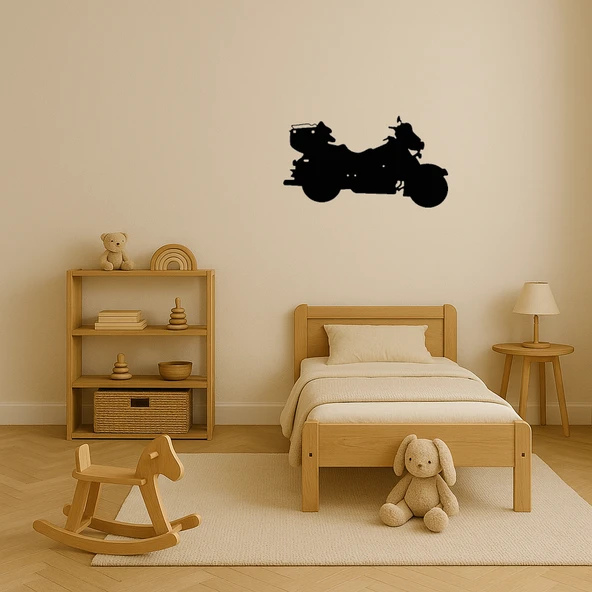 Çağdaş Stil MDF Motosiklet Dekoratif Tablo - Resim 3