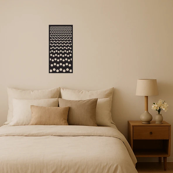 Soyut ve Çiçek Motifli Dekoratif Panel ürün görseli