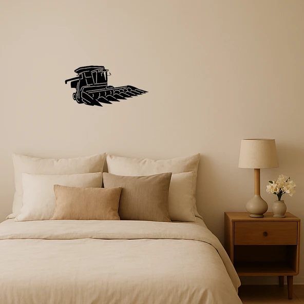 İnşaat ve Tarım Makinesi Temalı Dekoratif Tablo ürün görseli