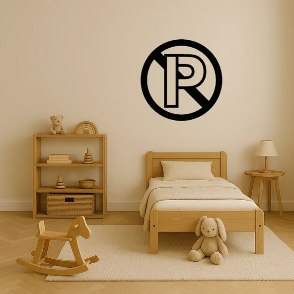 No Parking Sembolü Dekoratif İç Mekân Tabelası - Resim 3