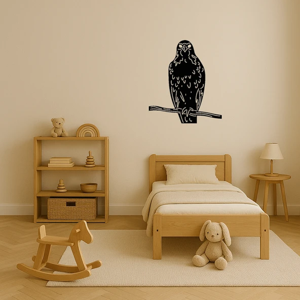 Kooper Şahin Desenli MDF Duvar Tablosu ürün görseli