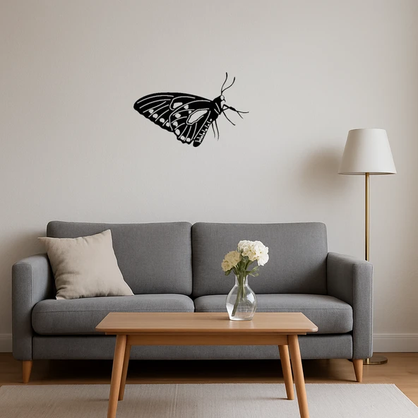 Kelebek Temalı Dekoratif Tablo - Resim 4