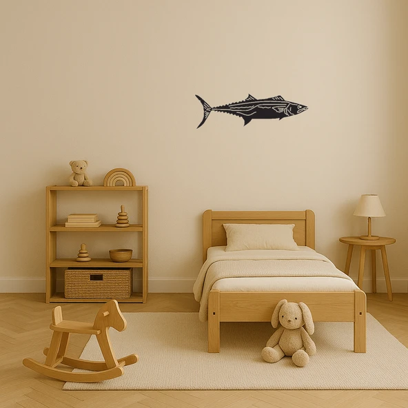 Deniz Altı ve Balıklar Temalı MDF Dekoratif Tablo - Resim 3