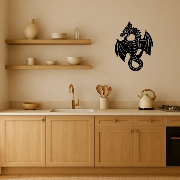 Uçan Ejderha Dekoratif Tablo - Resim 2