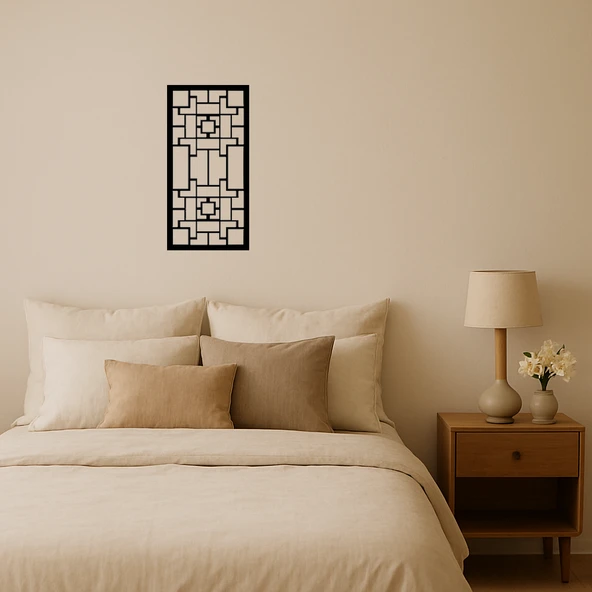 Şık Çiçek Desenli Dekoratif Panel ürün görseli