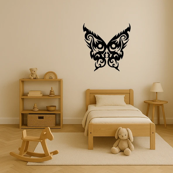 Çift Kelebek Dekoratif Tablo - Resim 3