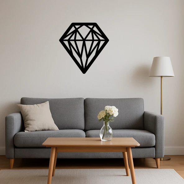 Elmas Şekilli Dekoratif Tablo - Resim 4