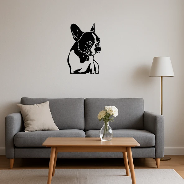 Modern Köpek Yüzü Duvar Tablosu - Resim 4