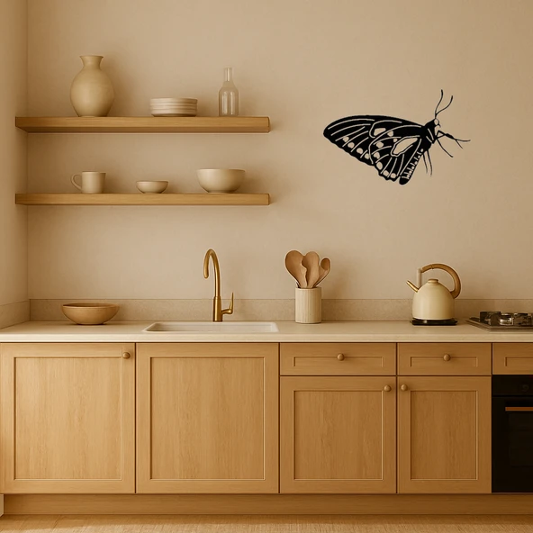 Kelebek Temalı Dekoratif Tablo - Resim 3