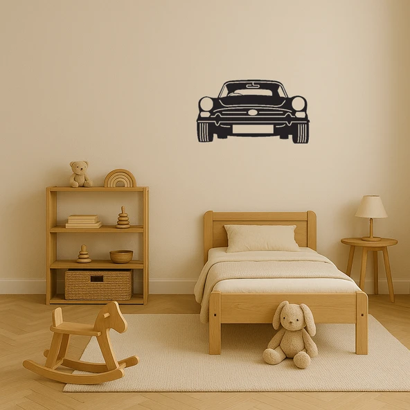 Klasik Araba Sanatı MDF Duvar Dekoru - Resim 3