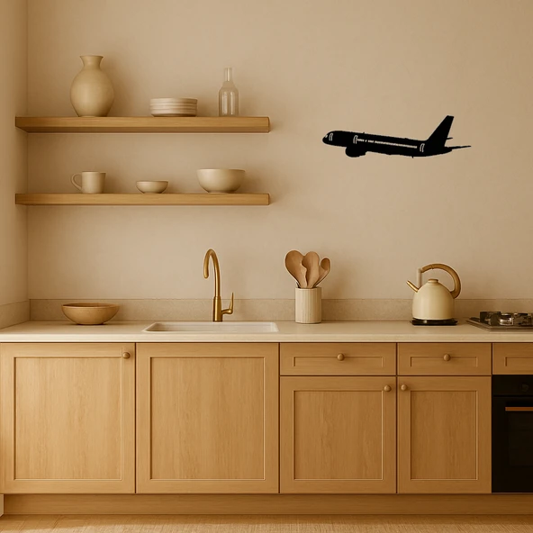 Retro Uçak Duvar Süsü - Resim 3