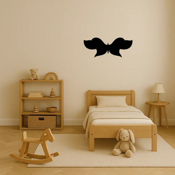 Estetik Kelebek Dizaynlı MDF Duvar Dekoru - Resim 4