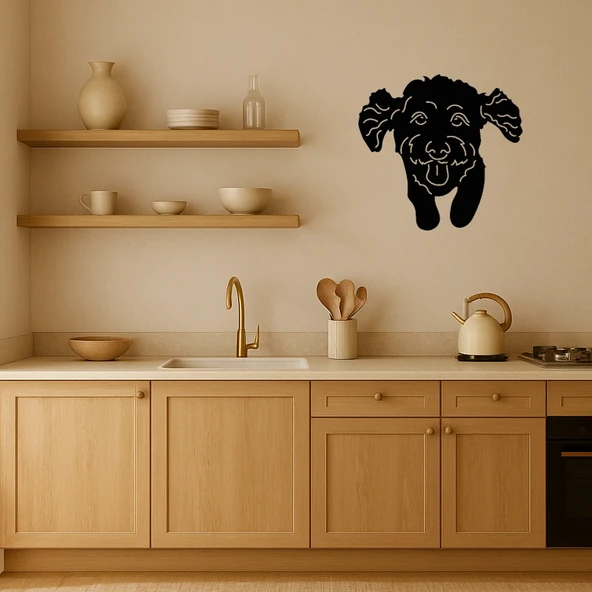 Zarif Köpek Yüzü Dekorasyon - Resim 2