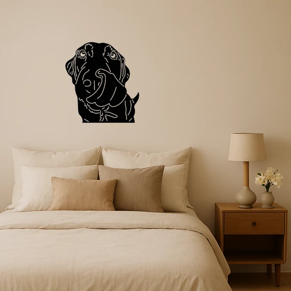 Sevimli Köpek Yüzü Tablosu ürün görseli