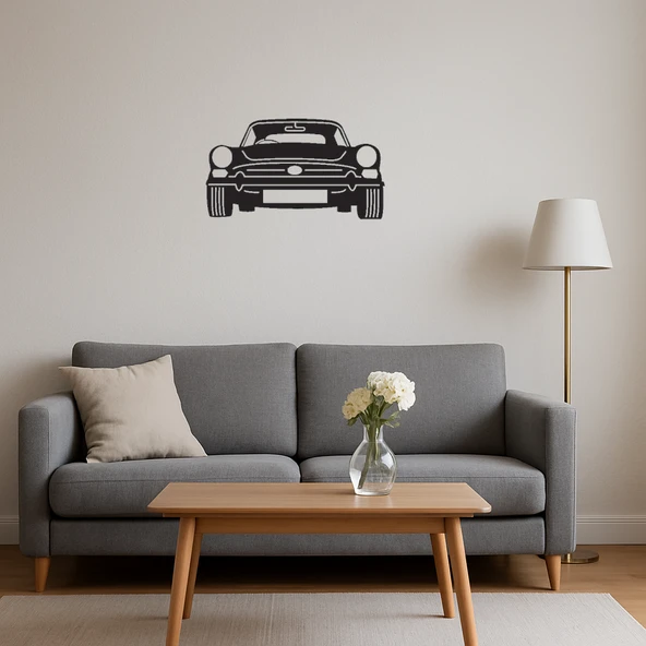 Klasik Araba Sanatı MDF Duvar Dekoru - Resim 4