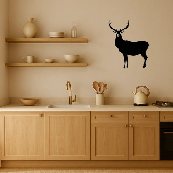 Doğa Temalı Geyik Tablosu - Resim 2