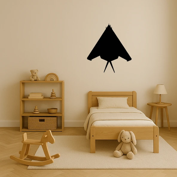 Minimalist Uçak Tasarımı Tablo - Resim 2